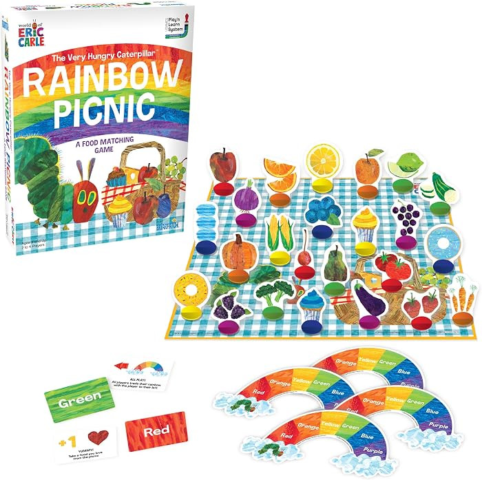 Briarpatch, The Very Hungry Caterpillar Rainbow Picnic Game, Based On Board Books by Eric Carle, ... | Amazon (US)