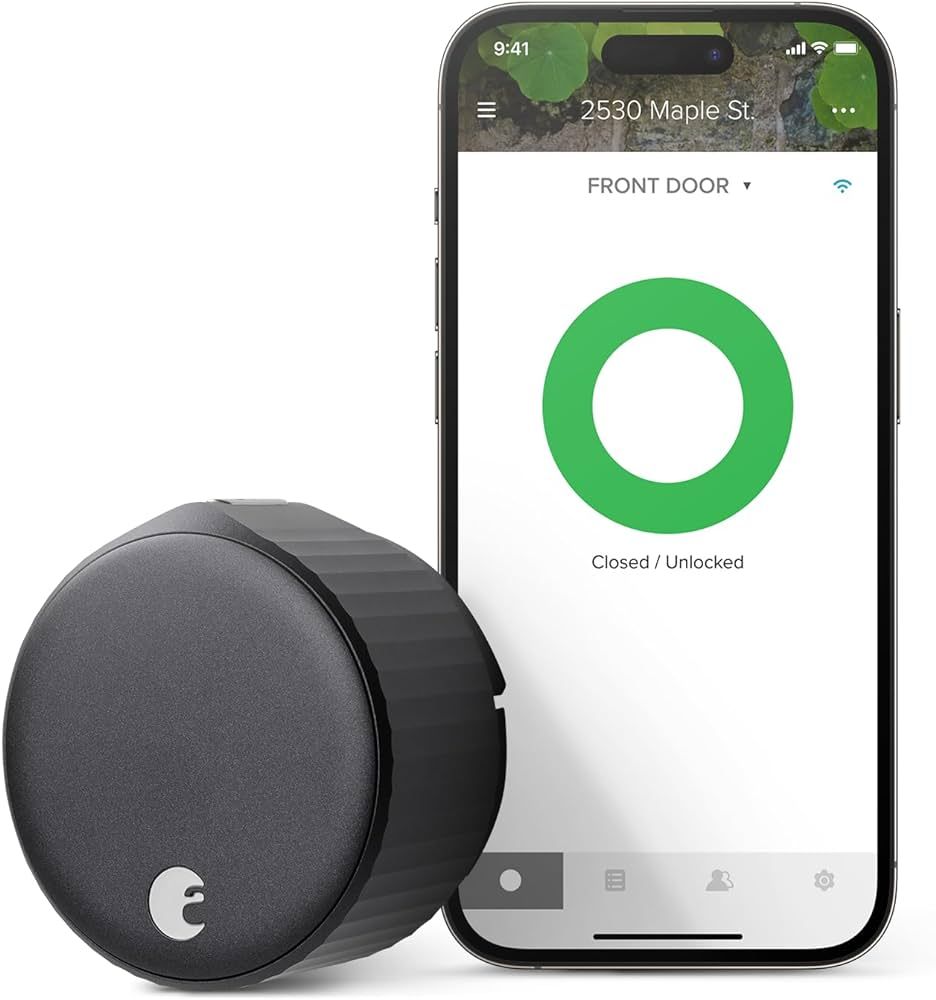 August Home, Wi-Fi Smart Lock (4th Generation) – Fits Your Existing Deadbolt in Minutes, Matte ... | Amazon (US)