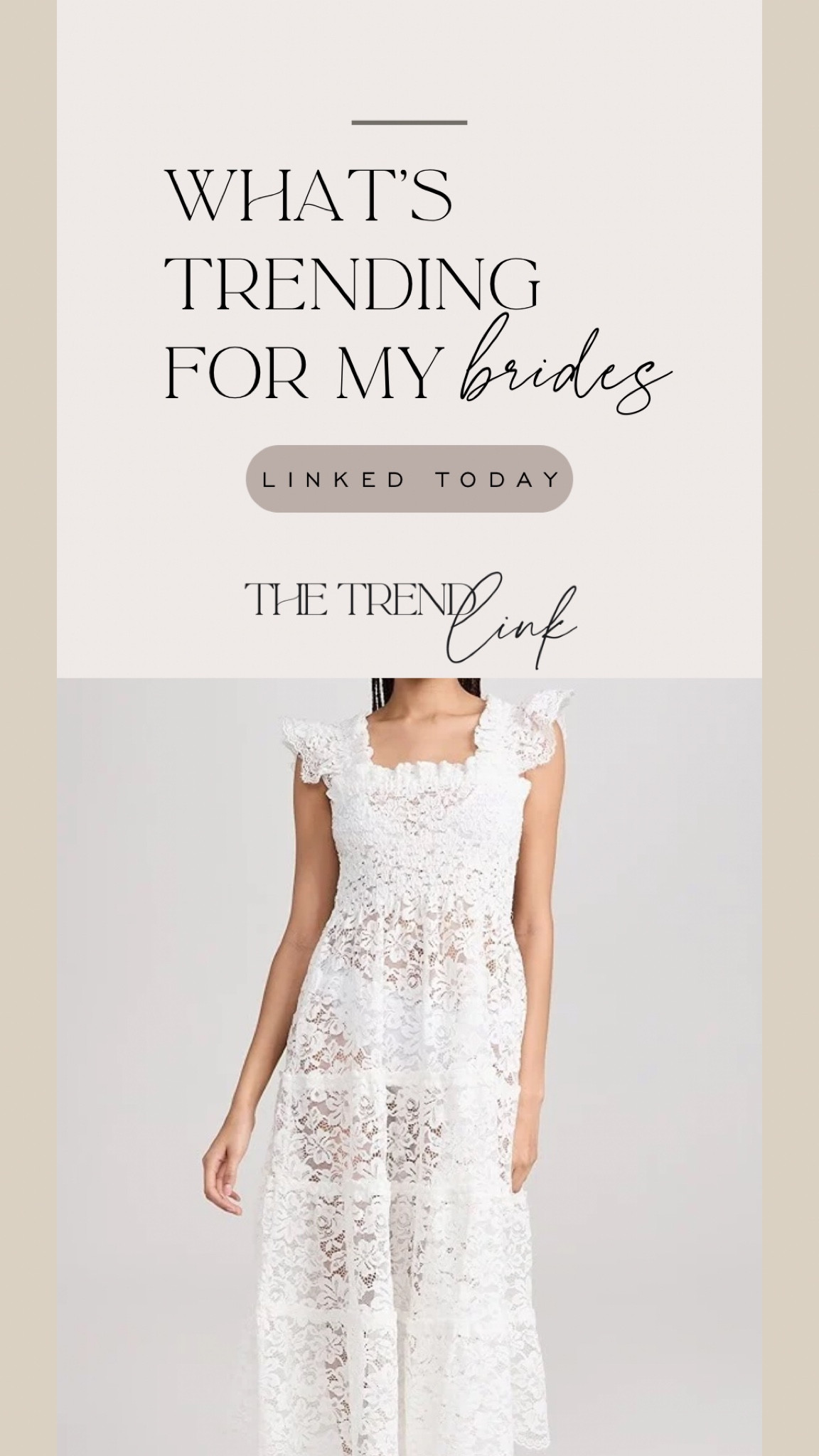 Bride to be & on sale today at the Shopbop Spring Savings event

#LTKsalealert #LTKstyletip #LTKwedding