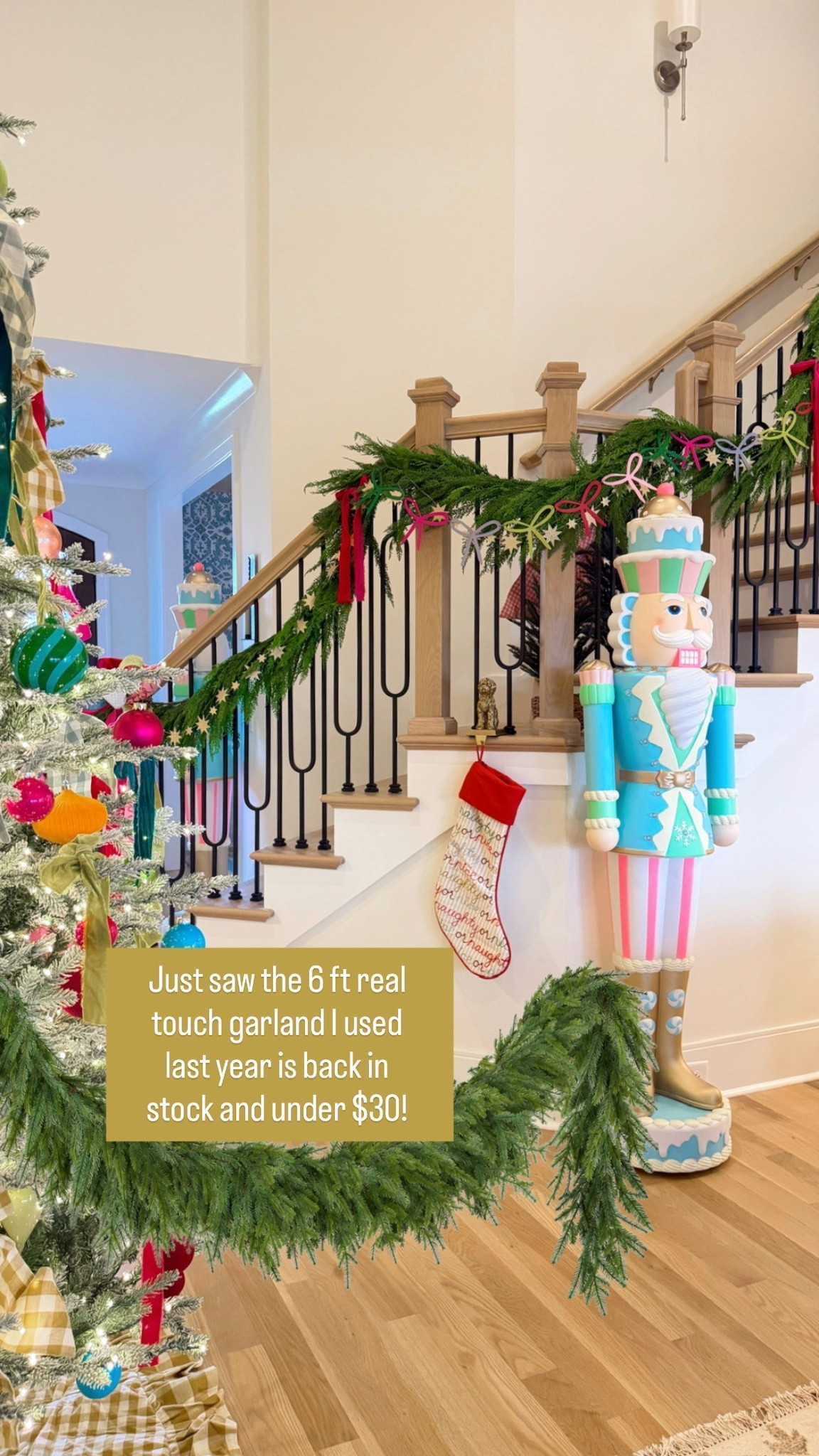 This garland is my favorite for Christmas, and right now it’s under $30! What a steal! 🎄❤️

#LTKSeasonal #LTKHome #LTKSaleAlert