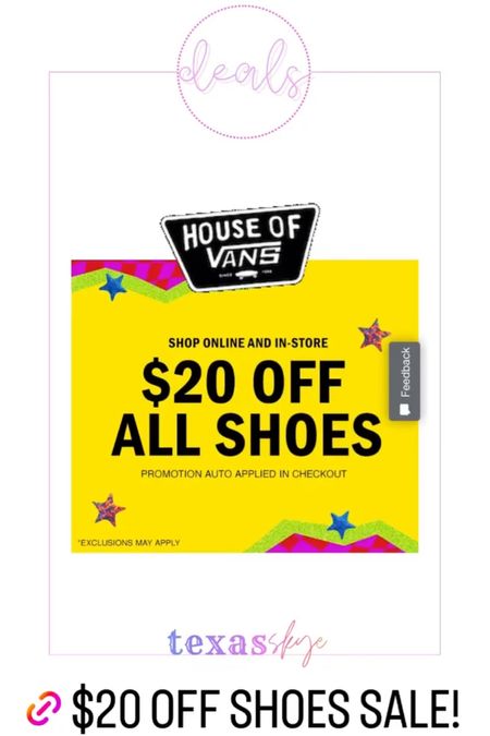 Vans is having $20 off every pair of shoes you buy! Sharing a few that stuck out to me! 

#LTKshoecrush #LTKsalealert #LTKunder50