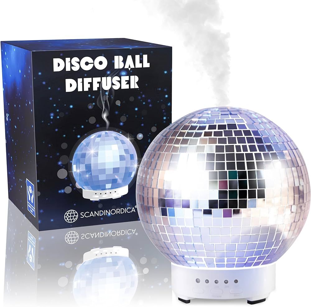 SCANDINORDICA Disco Ball Diffuser Rotating - Essential Oil Diffuser with Whisper Quiet Operation,... | Amazon (US)