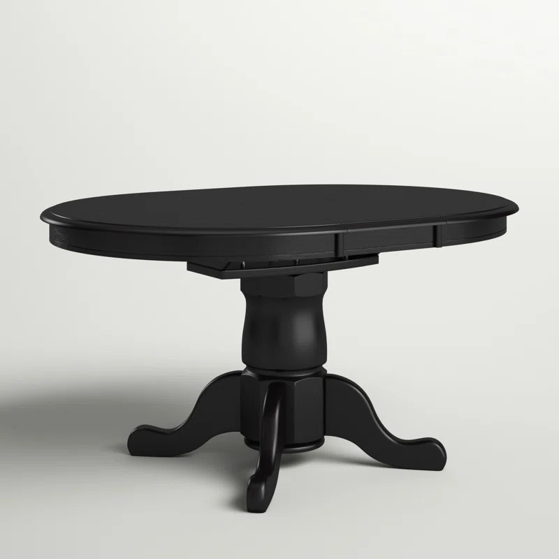 Courtdale Butterfly Leaf Solid Wood Pedestal Dining Table | Wayfair North America