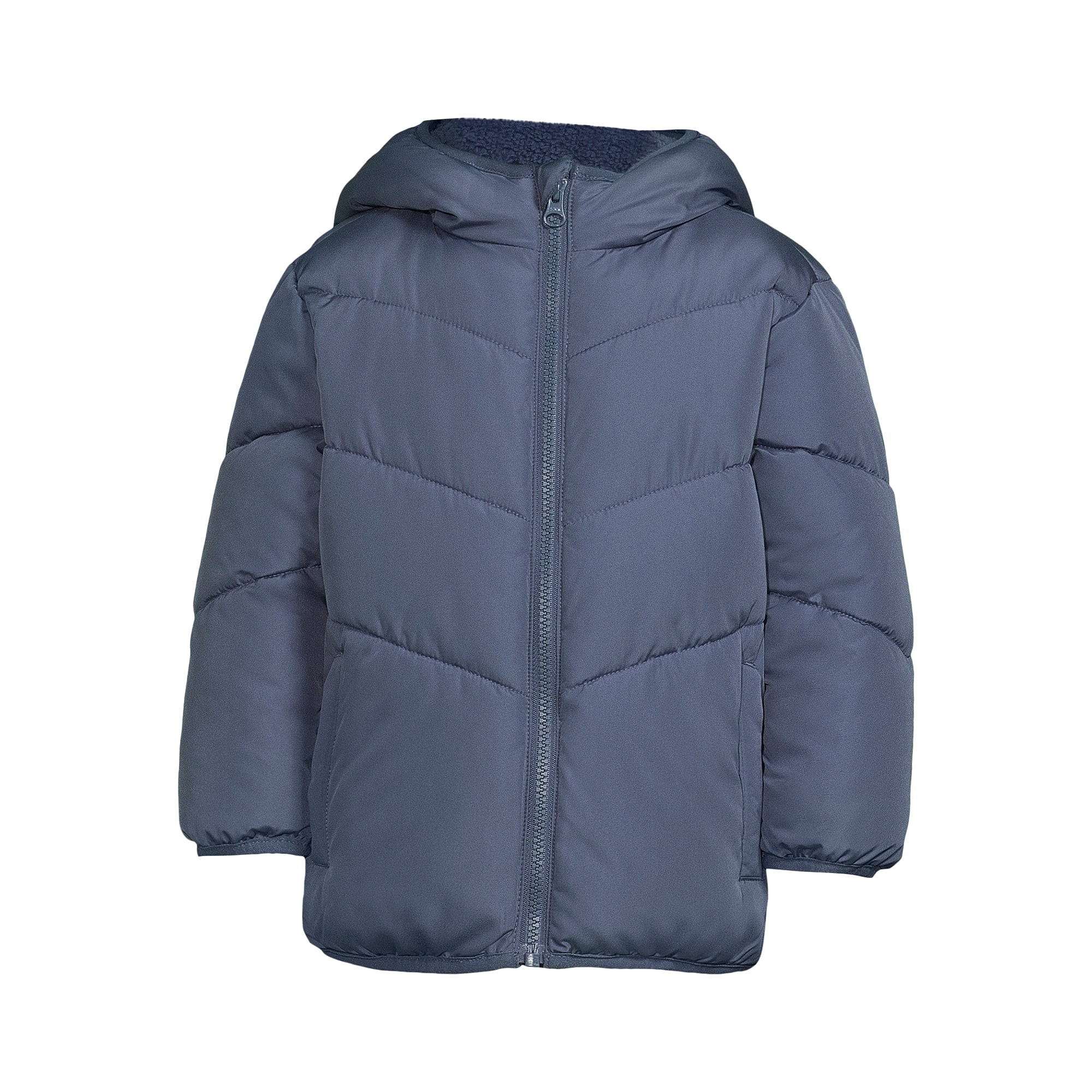 Swiss Tech Baby and Toddler Boys Puffer Jacket with Hood, Sizes 12M-5T - Walmart.com | Walmart (US)