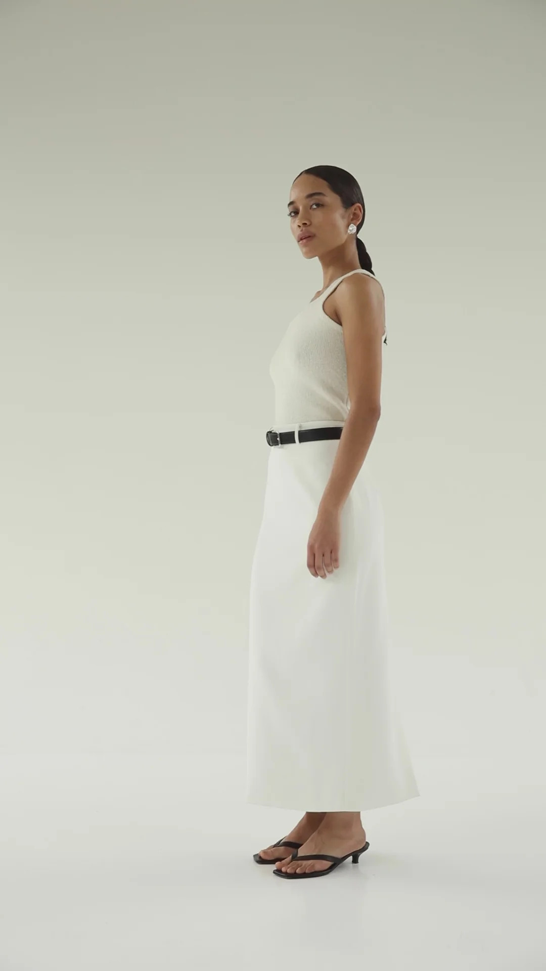 Una One-Shoulder Top, shell | Almada Label