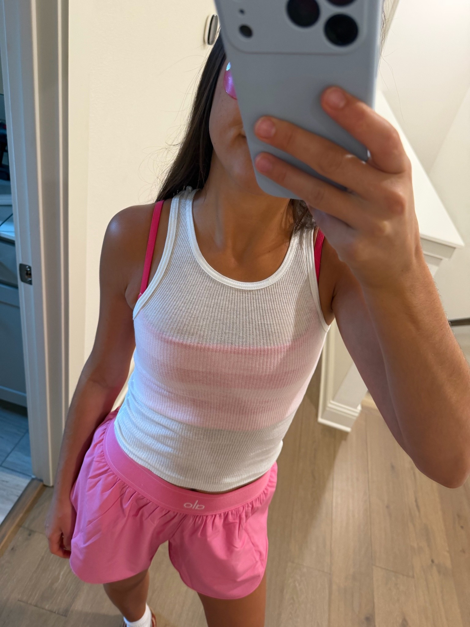 @Alo Yoga match point paradise pink shorts, free people hot pink stripe sports bra, hanes boys’ white sheer tank 💖





workout outfit, walking ootd, running shoes, pulses, summer outfit, travel, memorial day, pink outfit, white tanks, sale, under $50

#LTKSaleAlert #LTKActive #LTKSeasonal