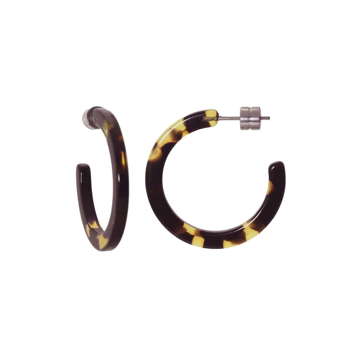 Mini Hoops in Dark Tortoise | Machete