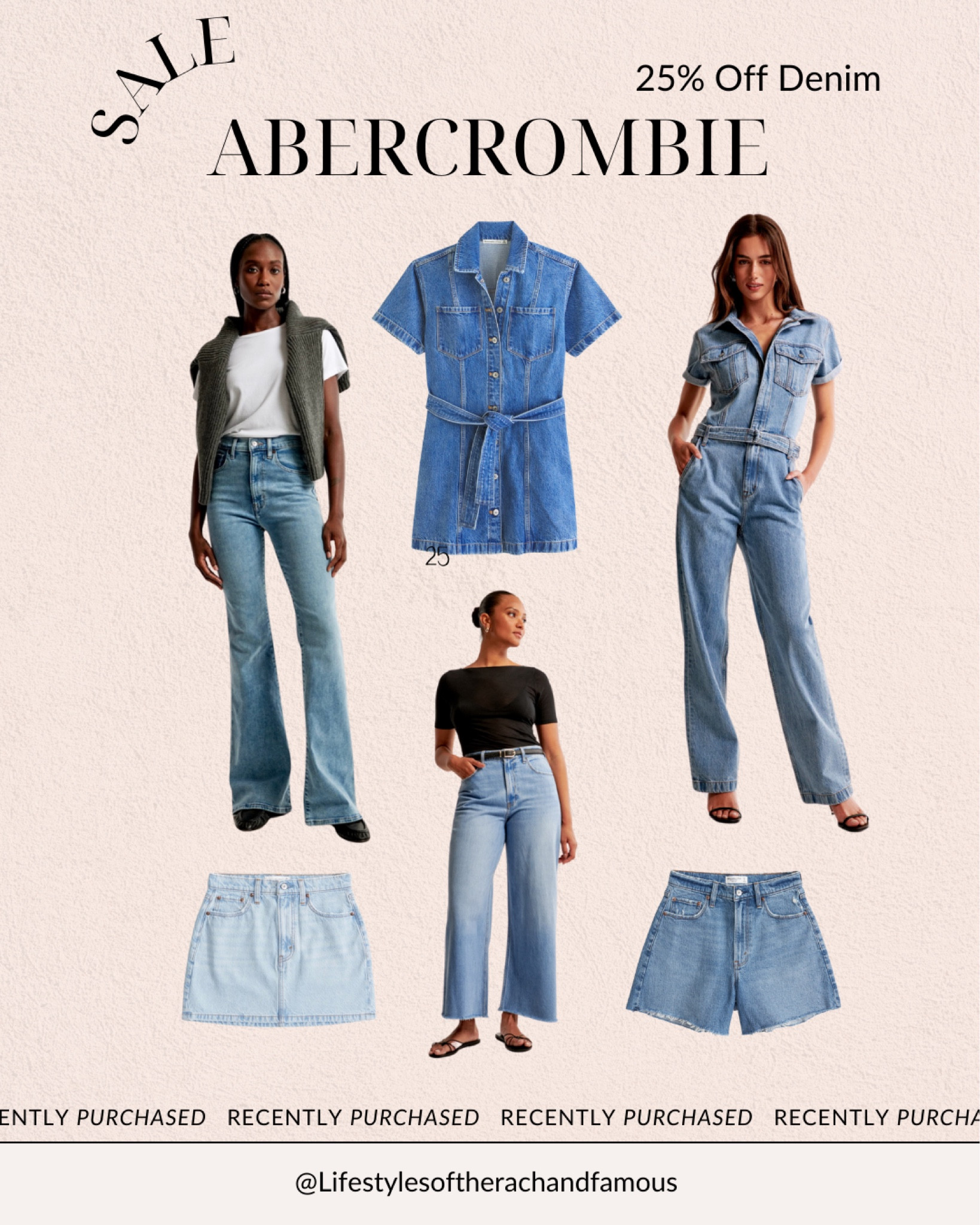 Abercrombie 
Semi-Annual Denim Sale!
Last Day to snag you favorite styles 25% OFF 


#LTKxAF #LTKSaleAlert #LTKBacktoSchool