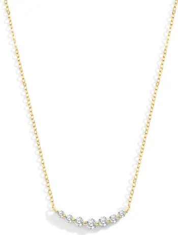 Classic Arc Cubic Zirconia Necklace | Nordstrom