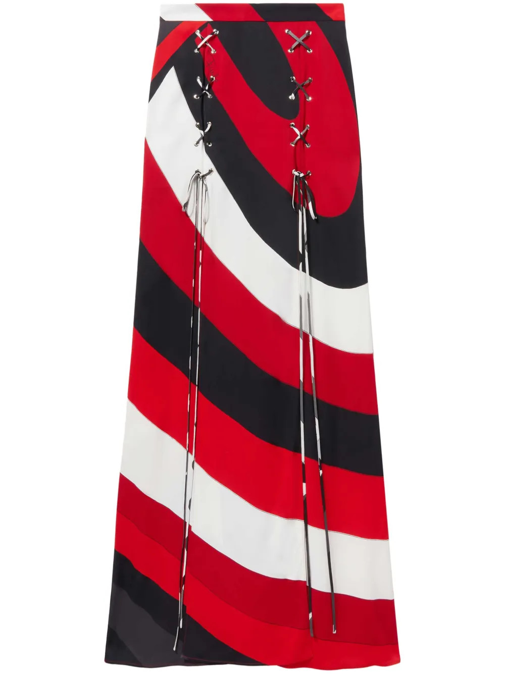 PUCCI Iride-print Long Skirt | Red | FARFETCH BR | Farfetch (BR)