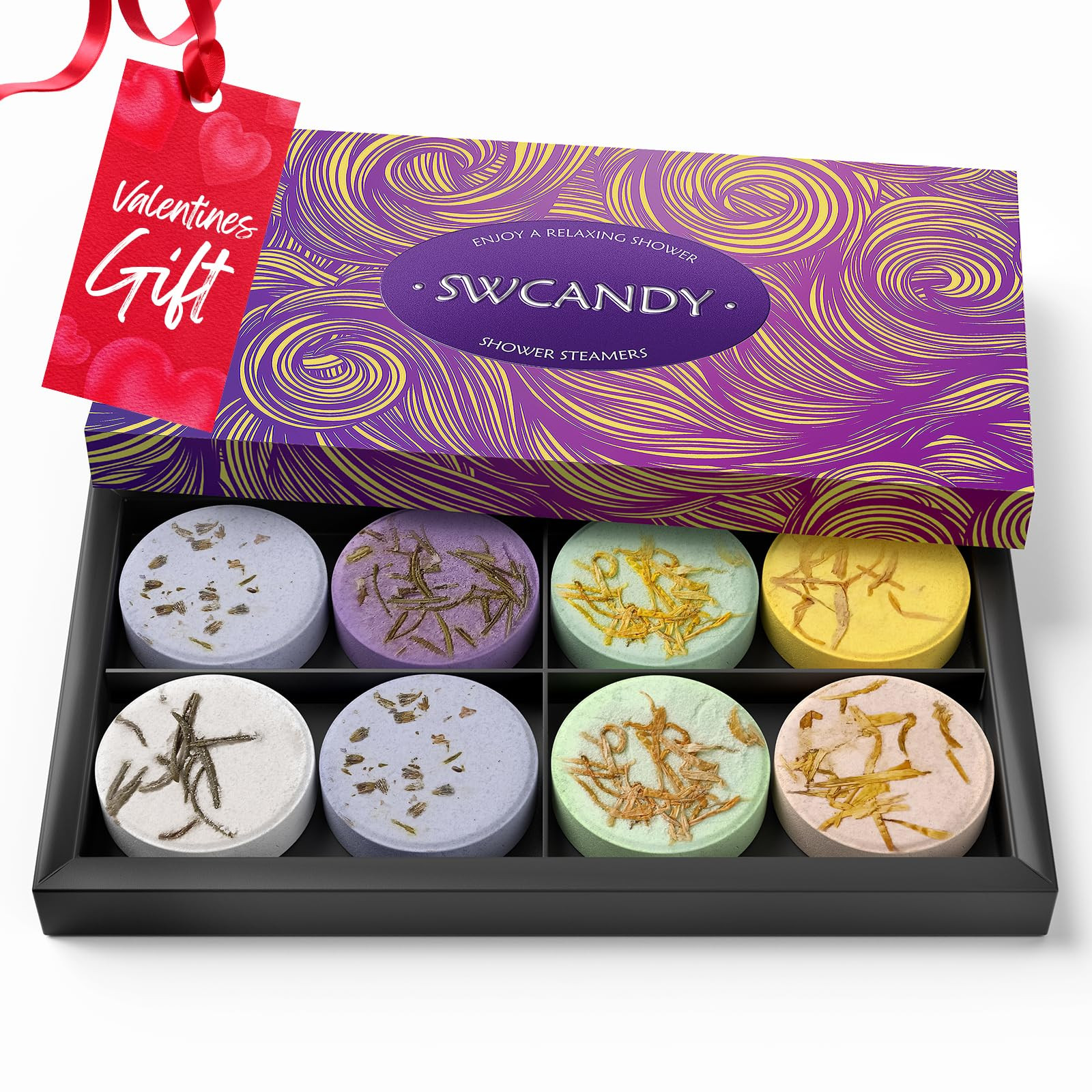 Shower Steamers Aromatherapy Birthday Gifts for Women - SWCANDY 8 Pcs Mothers Day Gifts for Her M... | Amazon (US)