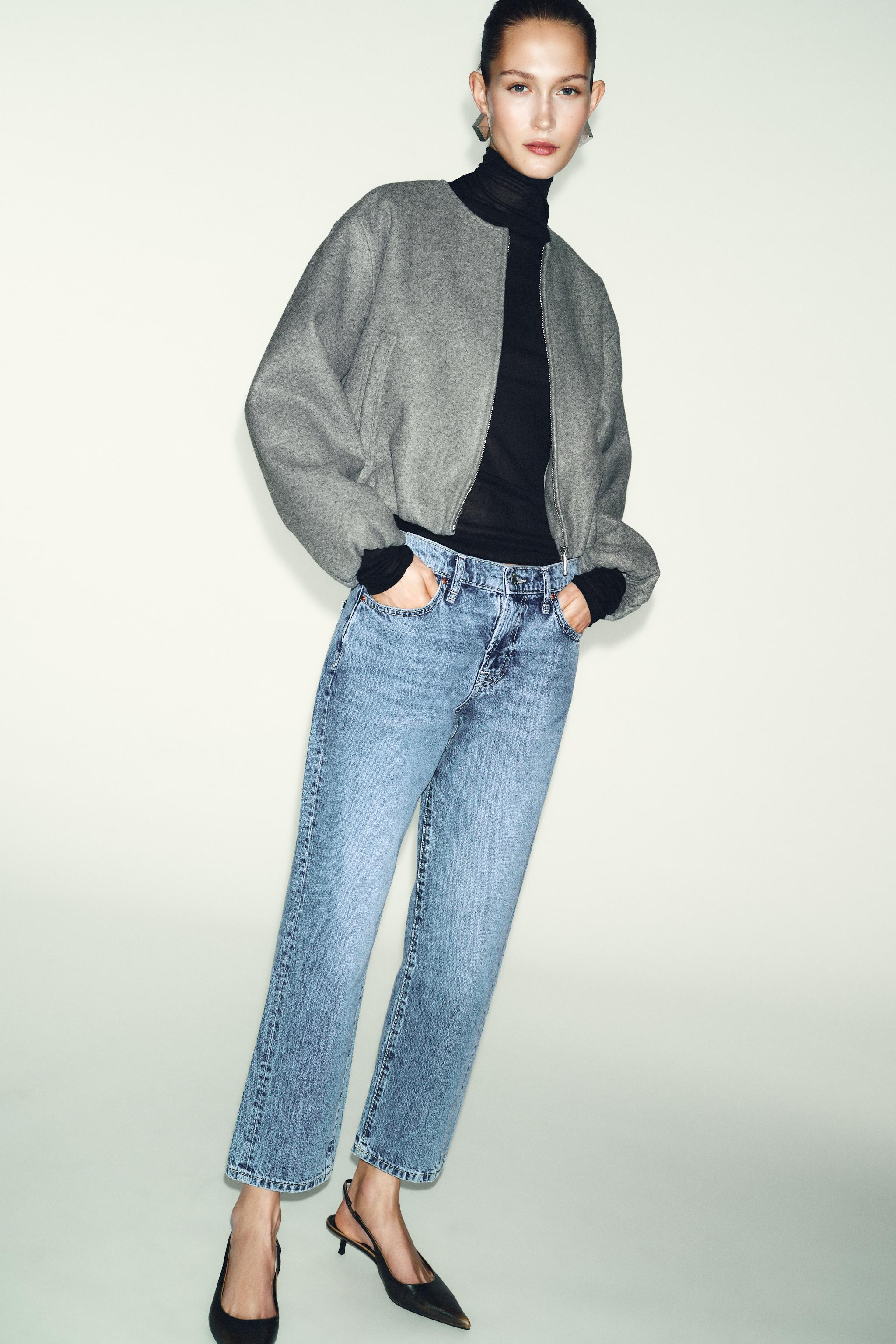 Z1975 CROPPED MID-RISE JEANS | Zara US