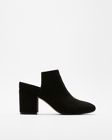 Heeled Slide Booties | Express