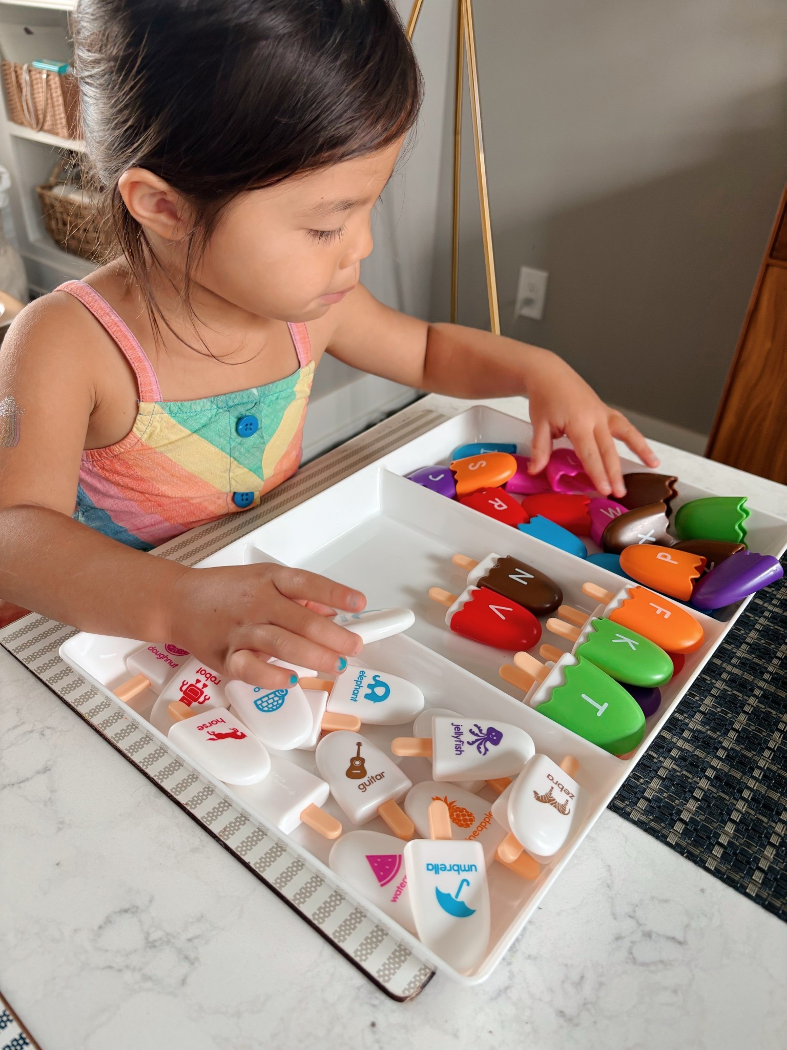 Popsicle alphabet upper and lowercase match 🔤 