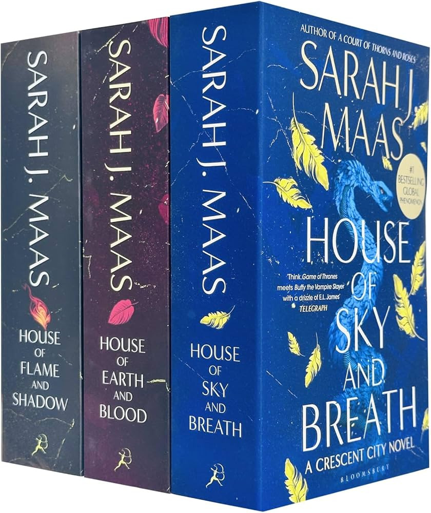 Crescent City Series 3 Books Collection Set By Sarah J. Maas (House of Sky and Breath, House of E... | Amazon (UK)
