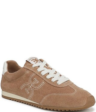 Isella Suede Logo Lace Up Sneakers | Dillard's