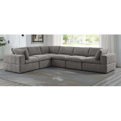Areeba Wide Reversible Modular Corner Sectional | Wayfair North America