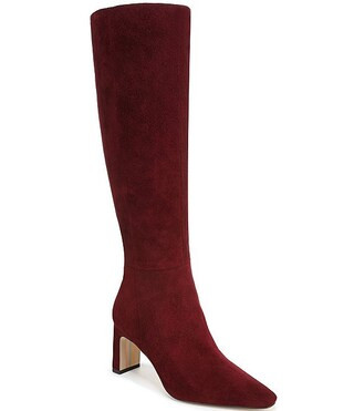 Sam Edelman Sylvia Suede Tall Dress Boots | Dillard's | Dillard's