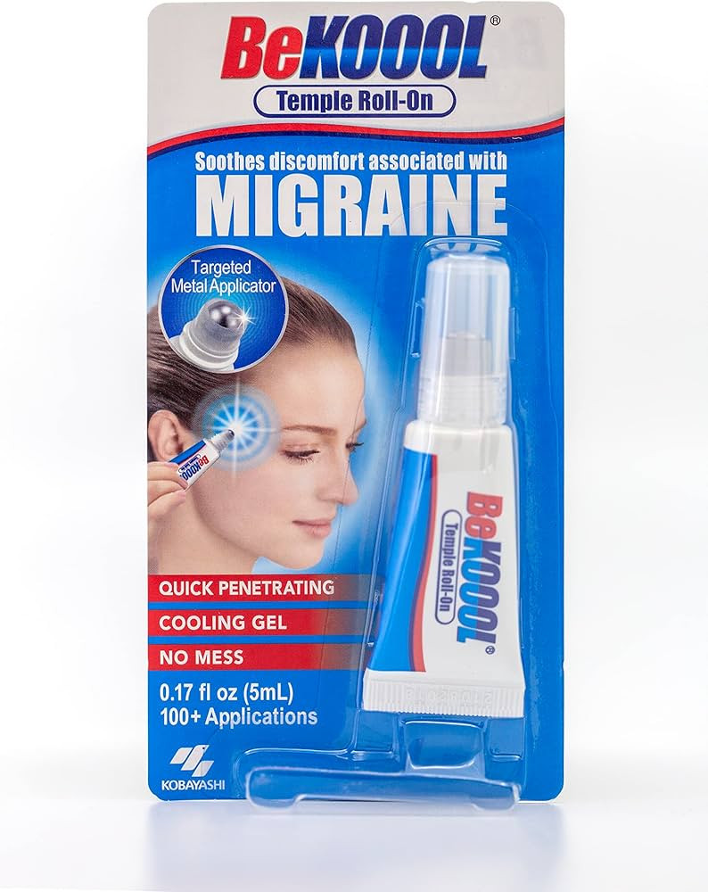 BeKoool Migraine Roll-On Gel, 1 Count | Amazon (US)
