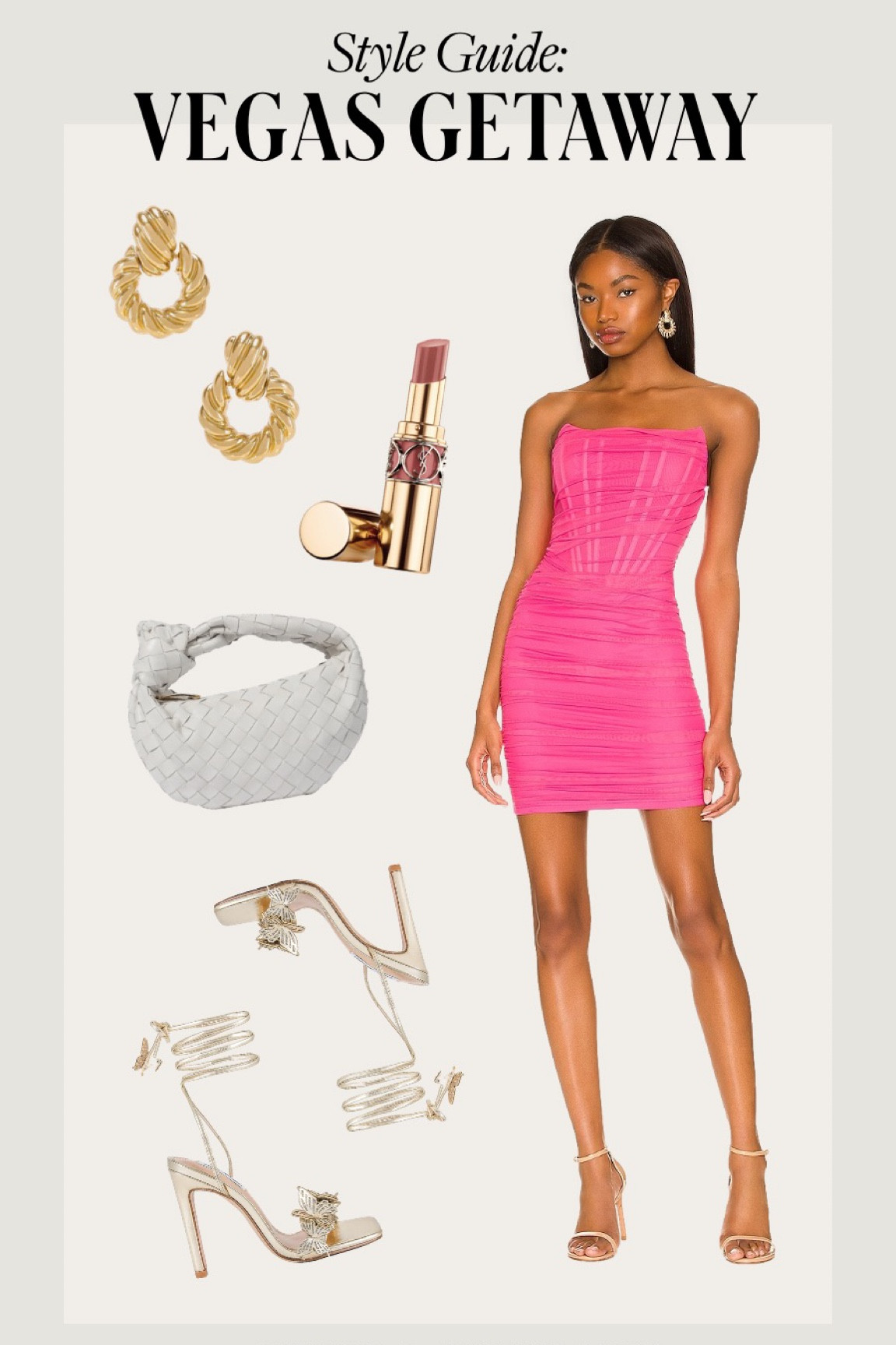 Vegas outfit ideas / summer getaway outfit / summer date night
Superdown hot pink dress under $100
Steve Madden butterfly heels
Gold hoop earrings 

#LTKshoecrush #LTKunder100 #LTKstyletip