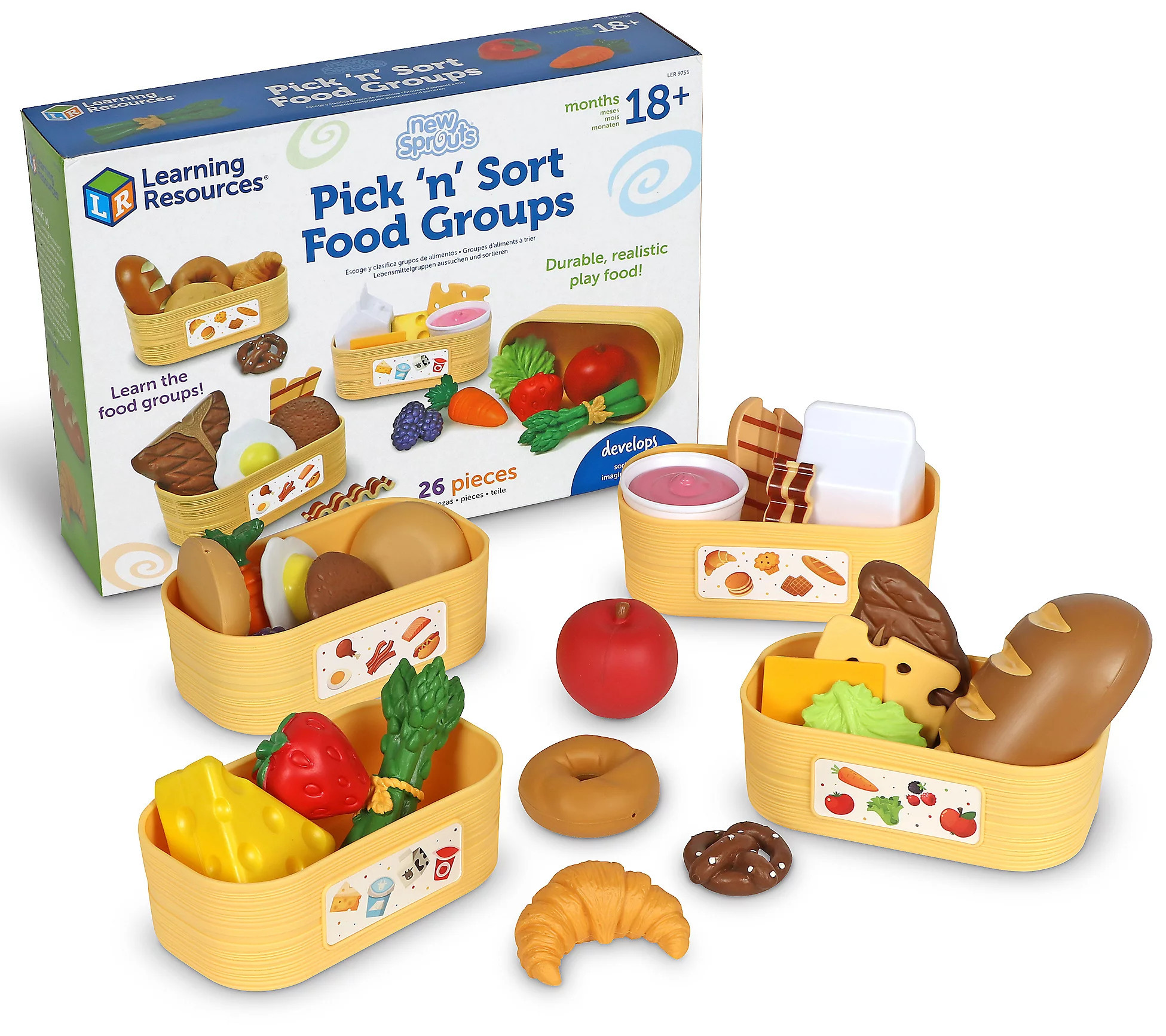 Learning Resources New Sprouts Food Groups Sort ing Game | QVC