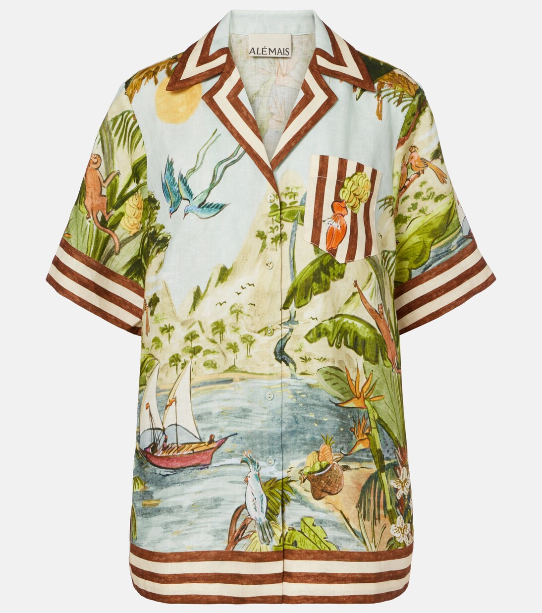 Toucan Tango printed linen shirt | Mytheresa (US/CA)