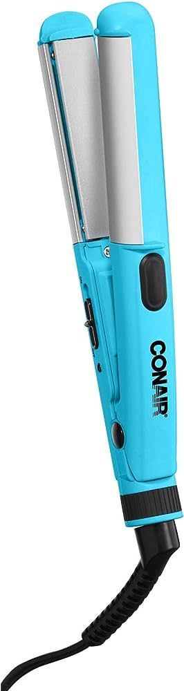 Conair Mini Dual Deluxe Styler; Add Curls and Waves - or - Straighten; Perfect for On-The-Go Styl... | Amazon (US)