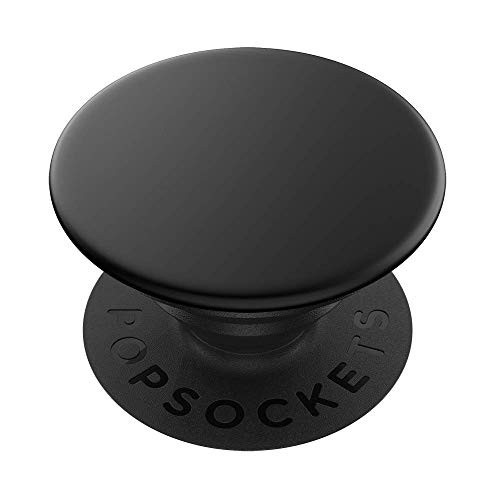 PopSockets Phone Grip with Expanding Kickstand, Adhesive Grip - Aluminum Black | Amazon (US)