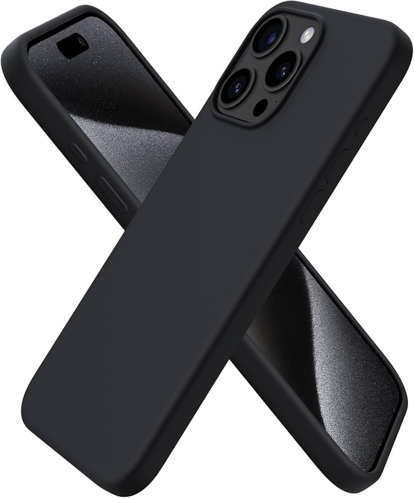 ORNARTO Compatible with iPhone 15 Pro Max Case 6.7", Slim Liquid Silicone 3 Layers Full Covered S... | Amazon (UK)