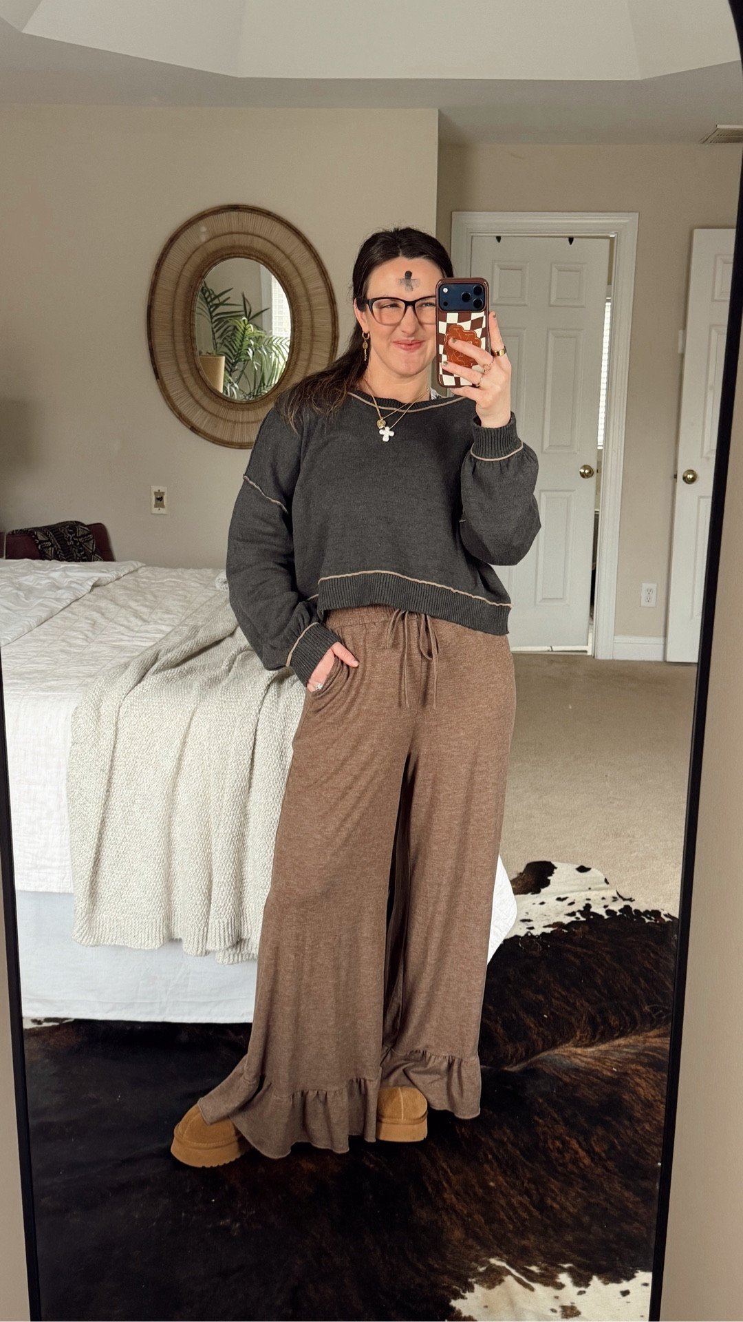 The jeans weren’t cutting it so I had to get out of those as soon as I got home from the prayer service but Happy Ash Wednesday 🖤

We don’t wear the ashes for praise or to be boastful, we wear them as a sign of a sinner saved by Jesus

Numbers 6:24-26

What I wore after Ash Wednesday church service | changed as soon as I got home into something casual and comfy, just the way I like it | these comfy pants are so cute with the ruffle hem detail

#LTKmomlife #LTKootd