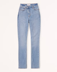 Ultra High Rise 90s Slim Straight Jean | Abercrombie & Fitch (US)
