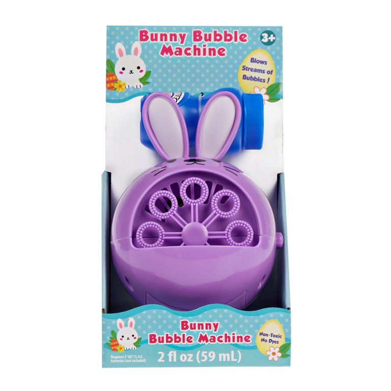 Little Kids Fubbles Easter Bunny Bubble Machine (Purple) - Walmart.com | Walmart (US)