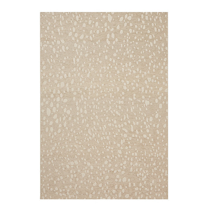 Eland Spotted Indoor Outdoor Rug in Washable Polypropylene | Ballard Designs, Inc.