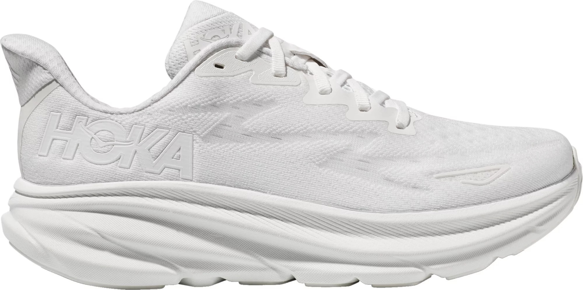 HOKA Women's Clifton 9 Running Shoes, White | Dick's Sporting Goods