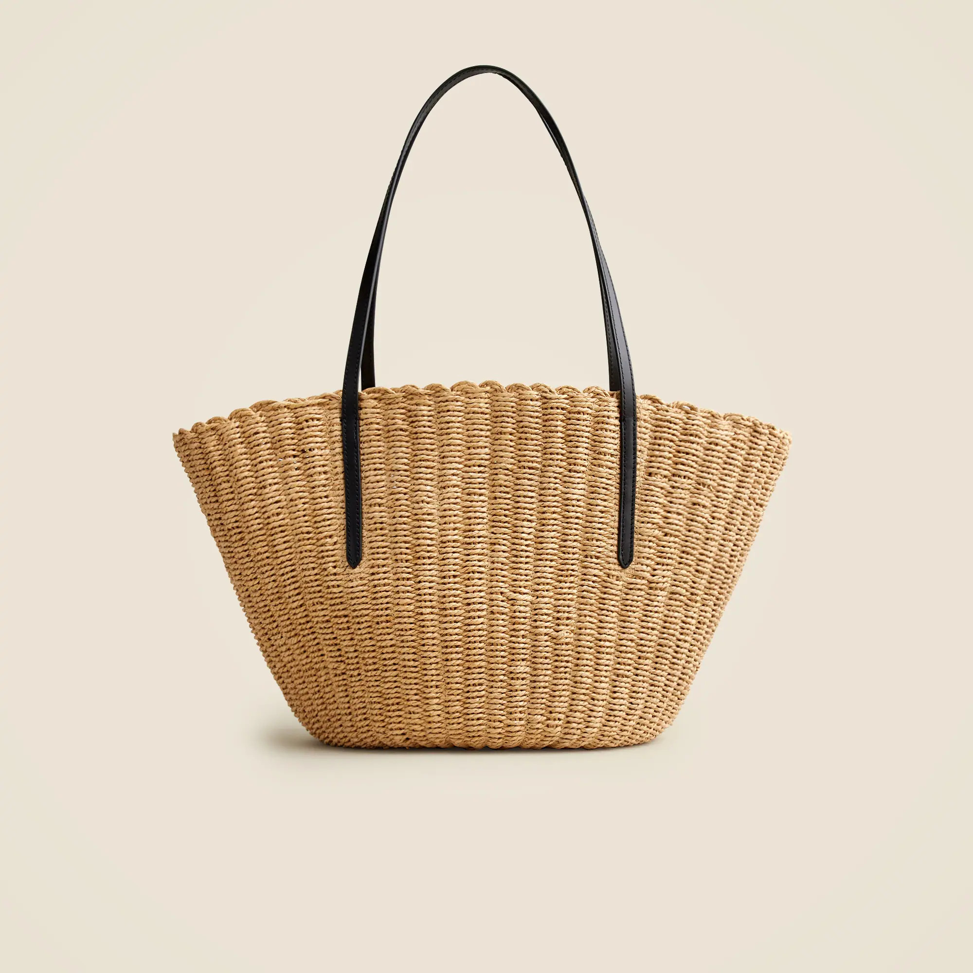 Como woven straw tote | J. Crew US