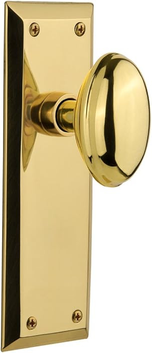 Nostalgic Warehouse New York Long Plate with Homestead Oval Door Knob | Amazon (US)