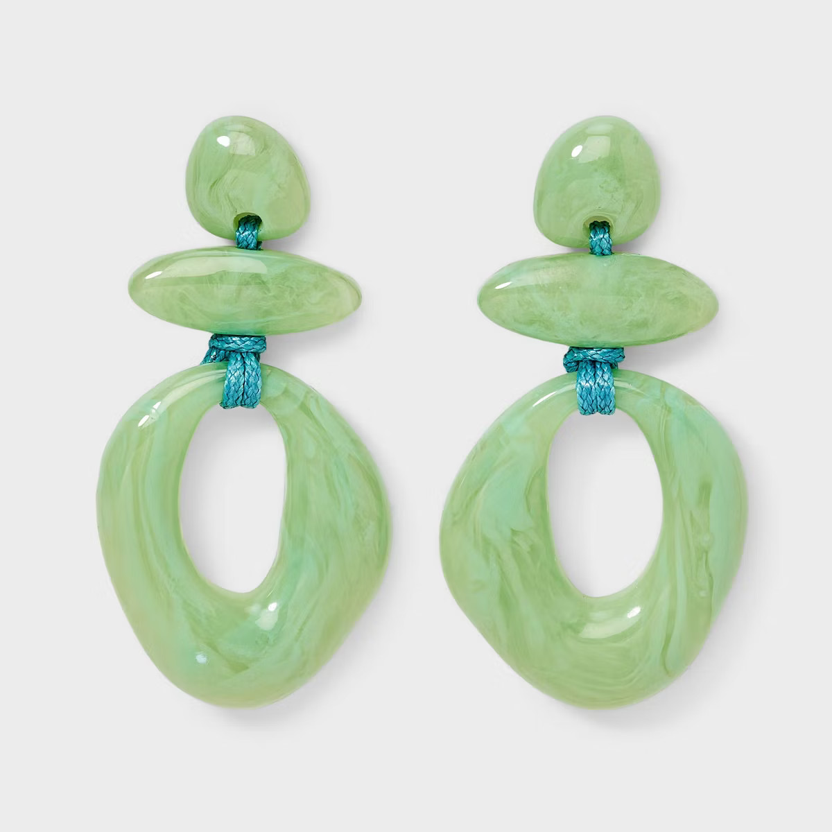 Stackable Geometric Beaded Drop Earrings - Universal Thread™ | Target