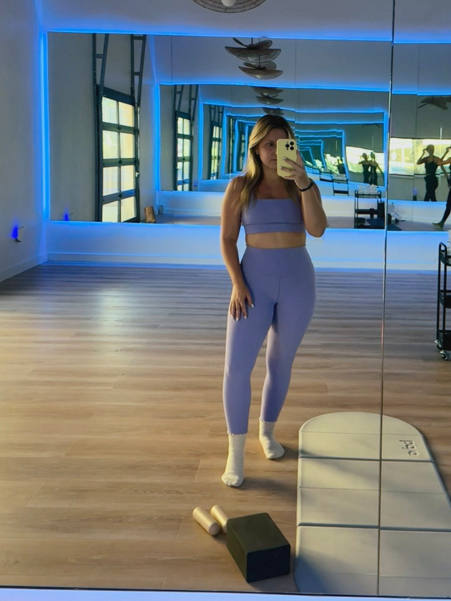 wearing a size small in both 💜

#LTKfitnessgoals #LTKPetite #LTKActive