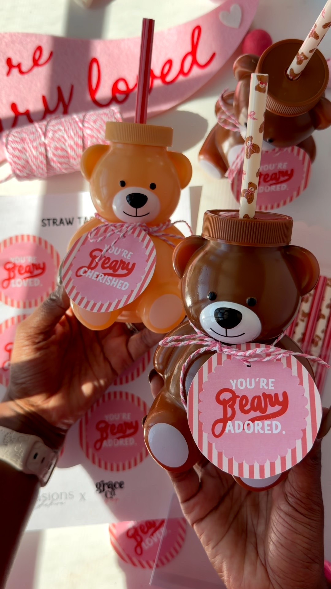 Beary Cute Classmate Valentines idea for Valentine’s Day! Use code SHAKIRA20 on the reusable bear straws!

#LTKSeasonal #LTKmomlife #LTKKids