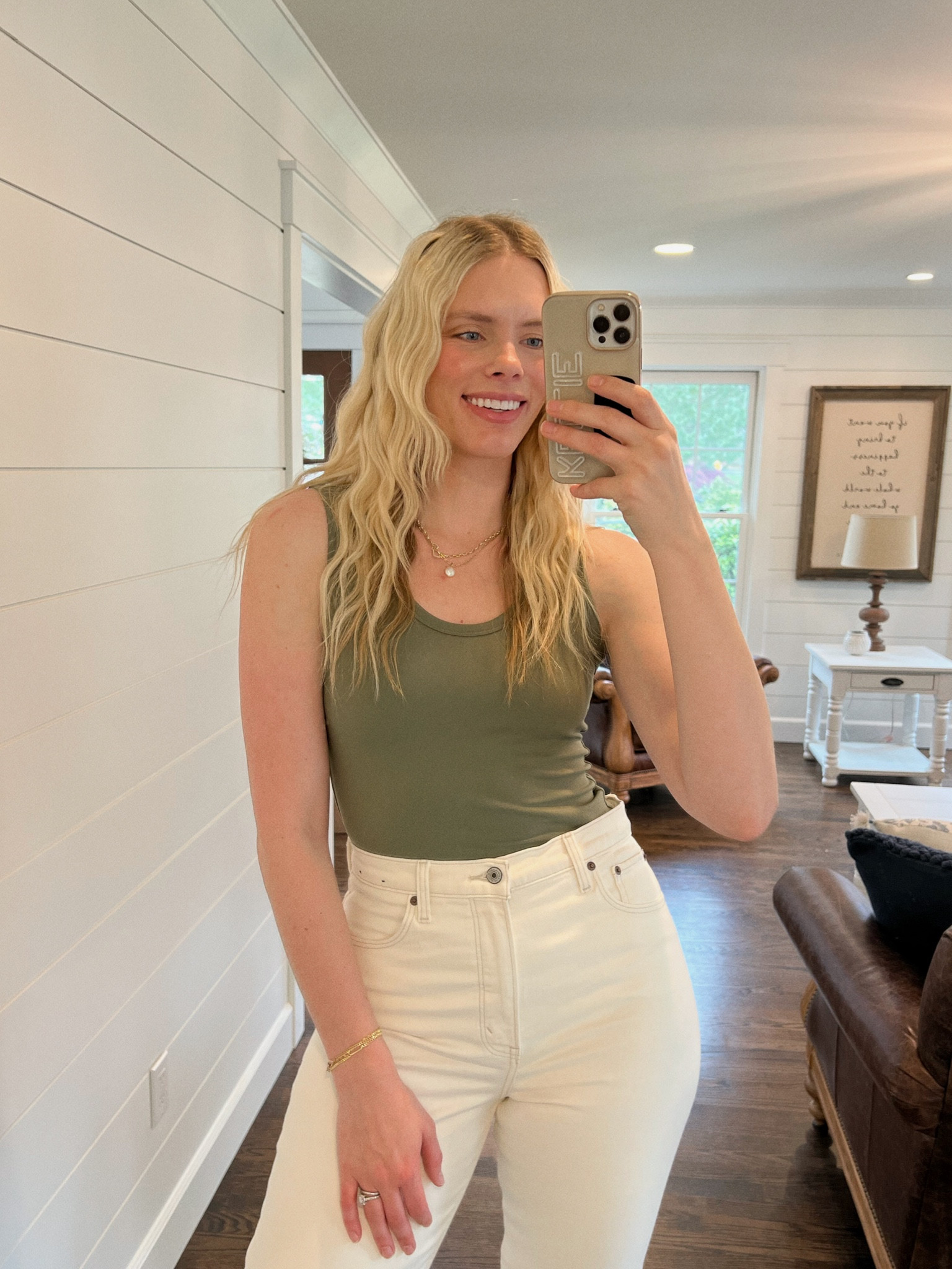 Wearing a medium in this Nuuds bodysuit 

#LTKunder100 #LTKfit #LTKunder50