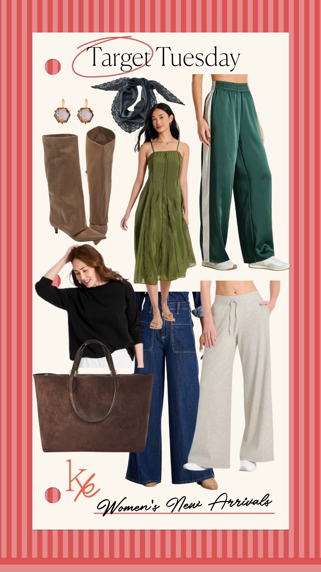 Target New Arrivals ✨ //workwear // athleisure // fall boots // satin pants // high waisted jeans // suede bag // suede boots

#LTKootd #LTKMidsize #LTKWorkwear
