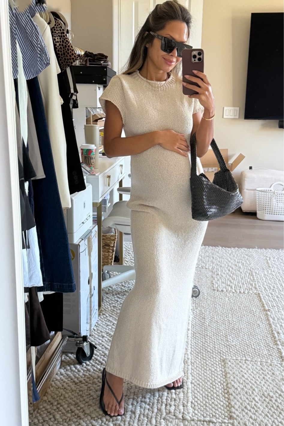 Casual Chic Outfit of the day
Wearing a size S in the dress (if not pregnant probably would have done XS)



Knit maxi dress, warm fall fashion, bump style

#LTKBump #LTKStyleTip #LTKFindsUnder100