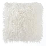 Tov Furniture TOV-C5705 Tibetan Sheep Pillow, Regular, White | Amazon (US)