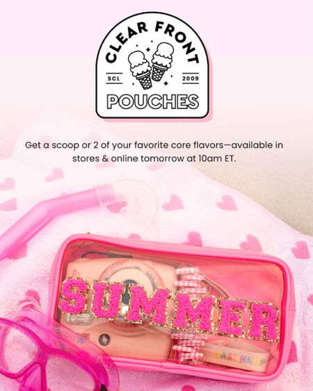 Stoney clover is launching clear front pouches in some of their most popular colors!! Shop now these styles sill sell out ASAP and are perfect for back-to-school, weddings, or end of summer trips  

#LTKwedding #LTKtravel #LTKBacktoSchool
