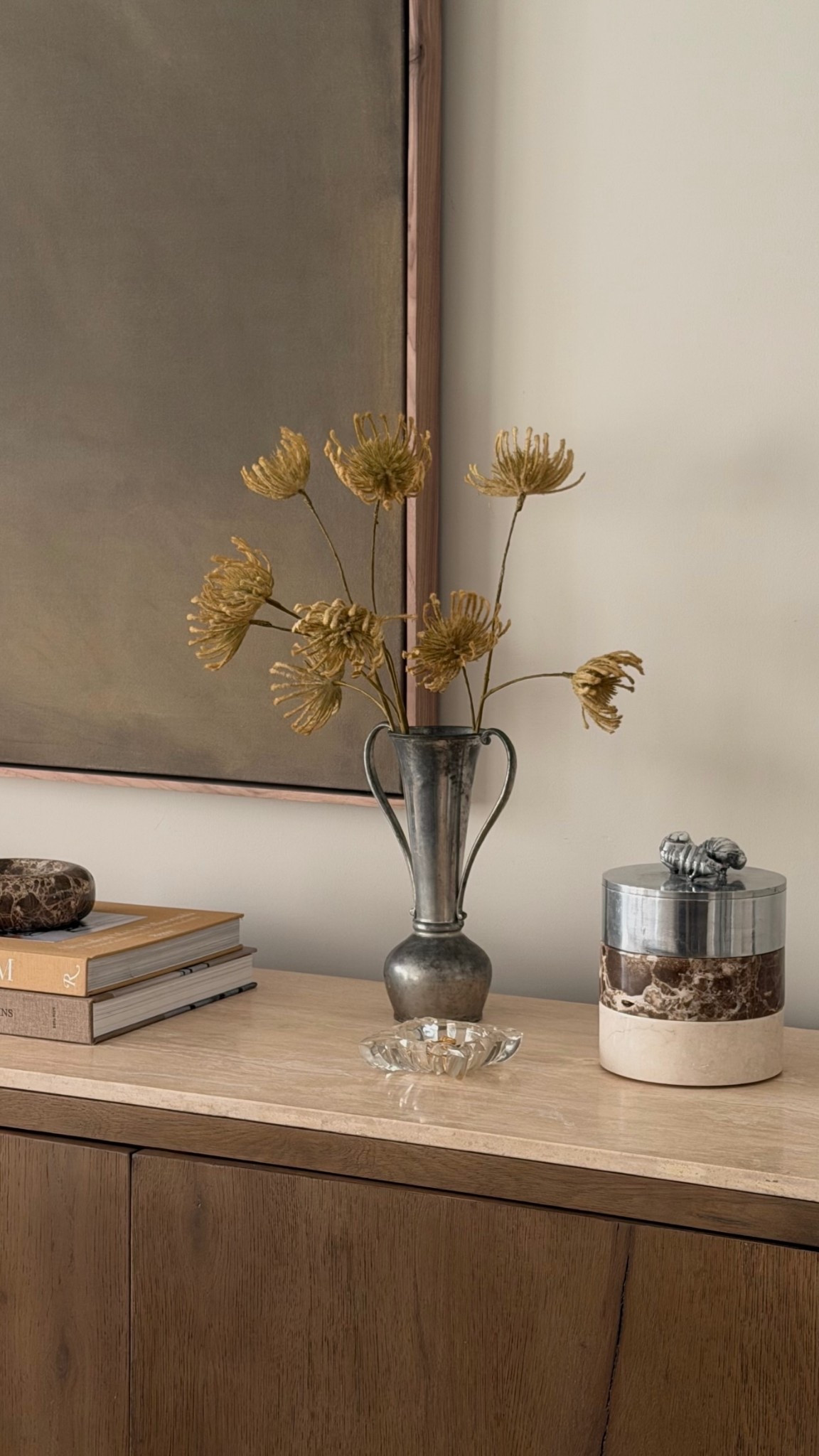 vase: vintage. marble container: anastasio home 

#LTKHome