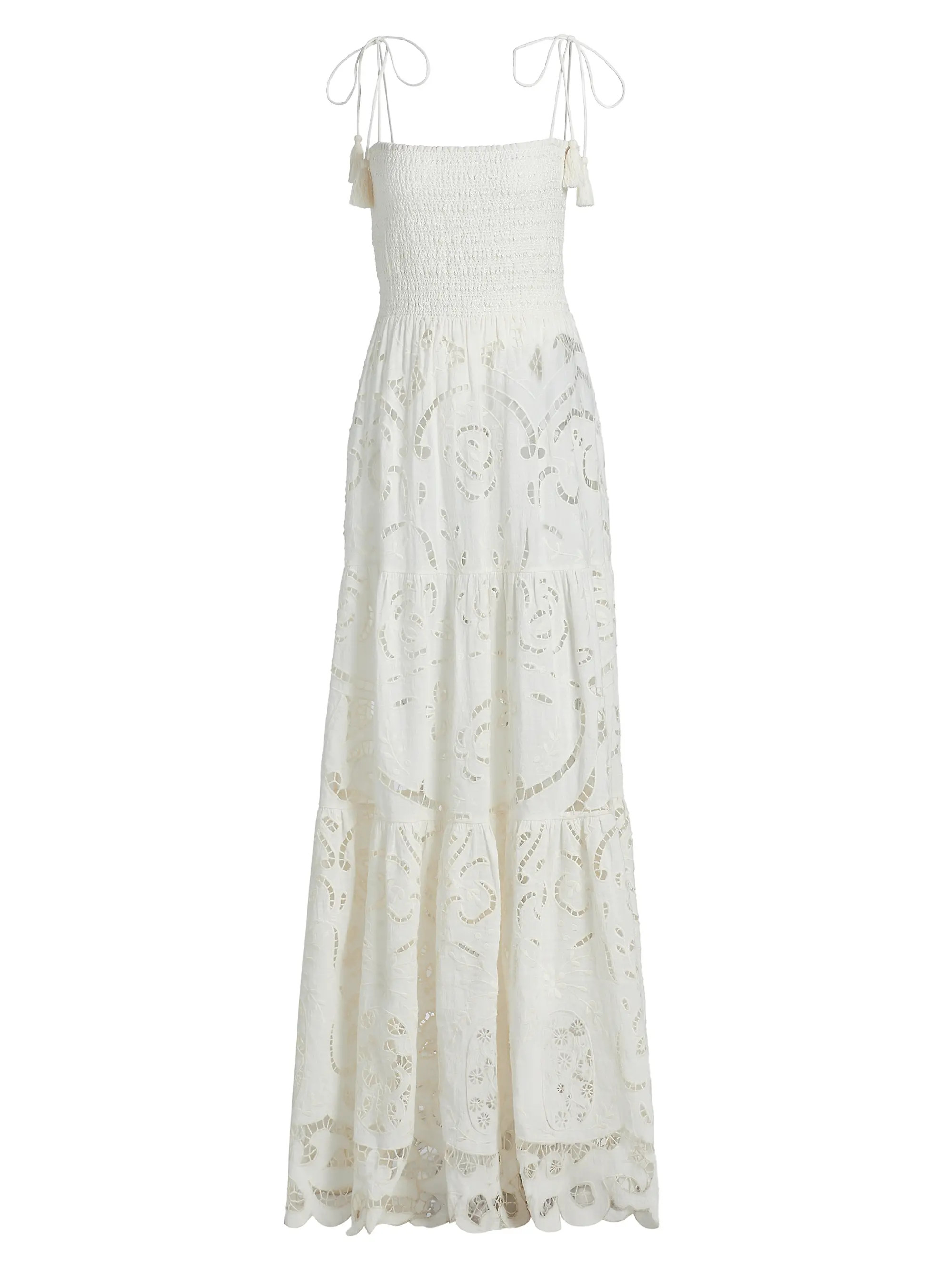 Marna Eyelet Tiered Maxi Dress | Saks Fifth Avenue