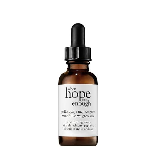 philosophy when hope is not enough facial firming serum - with vitamins C & E and hyaluronic acid... | Amazon (US)