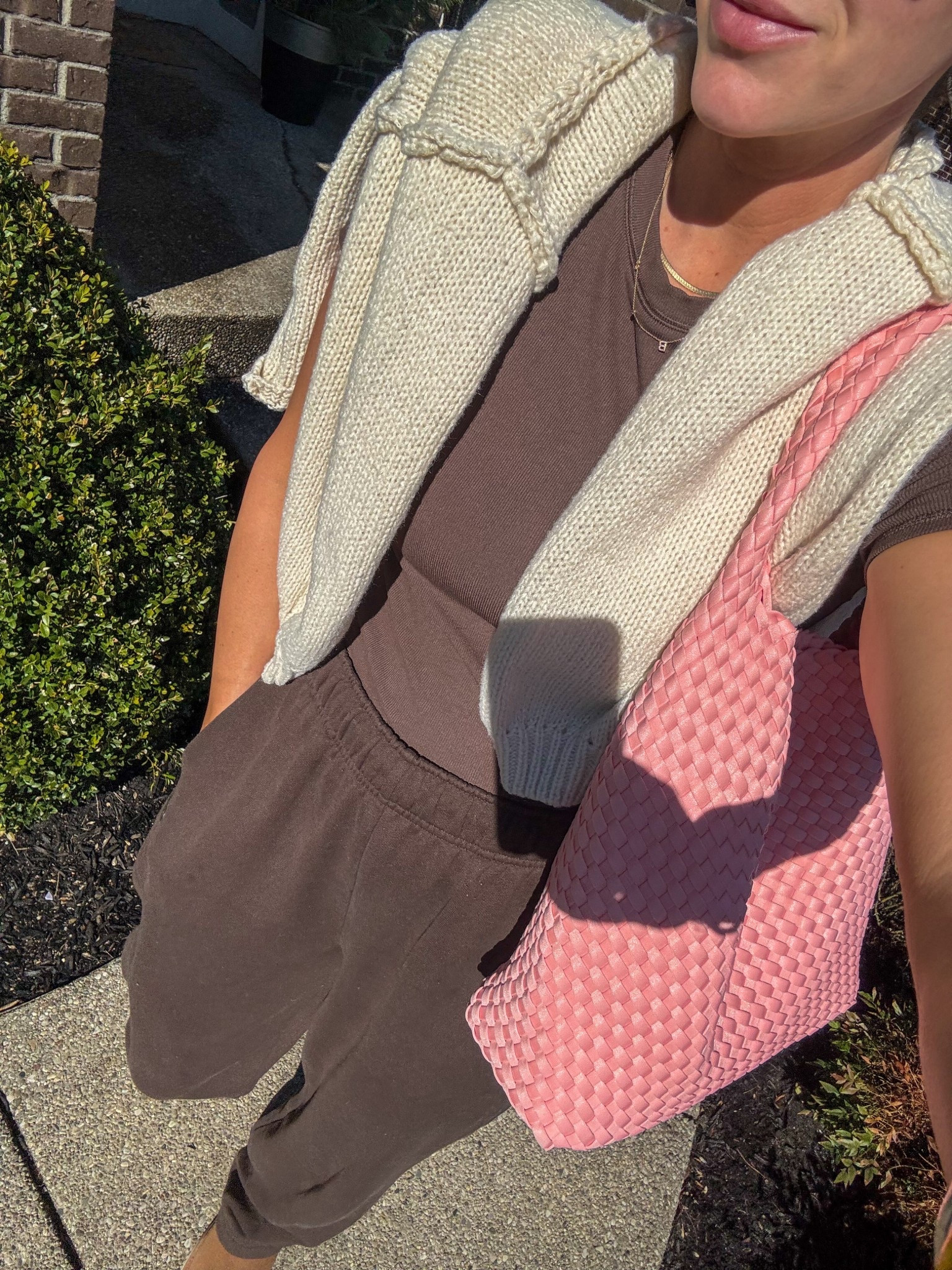 This morning it was snowing and everything looked like a winter wonderland & now it’s sunny and 50!! 

This sweater is an easy toss on for layers and I’ve reached for it so much lately. Bag is a sneaky peek  @solandselene and I can’t wait to share more of it!!! 

@Alo Yoga @Maya Brenner @Vuori US 

#LTKdayinmylife #LTKmomlife #LTKootd