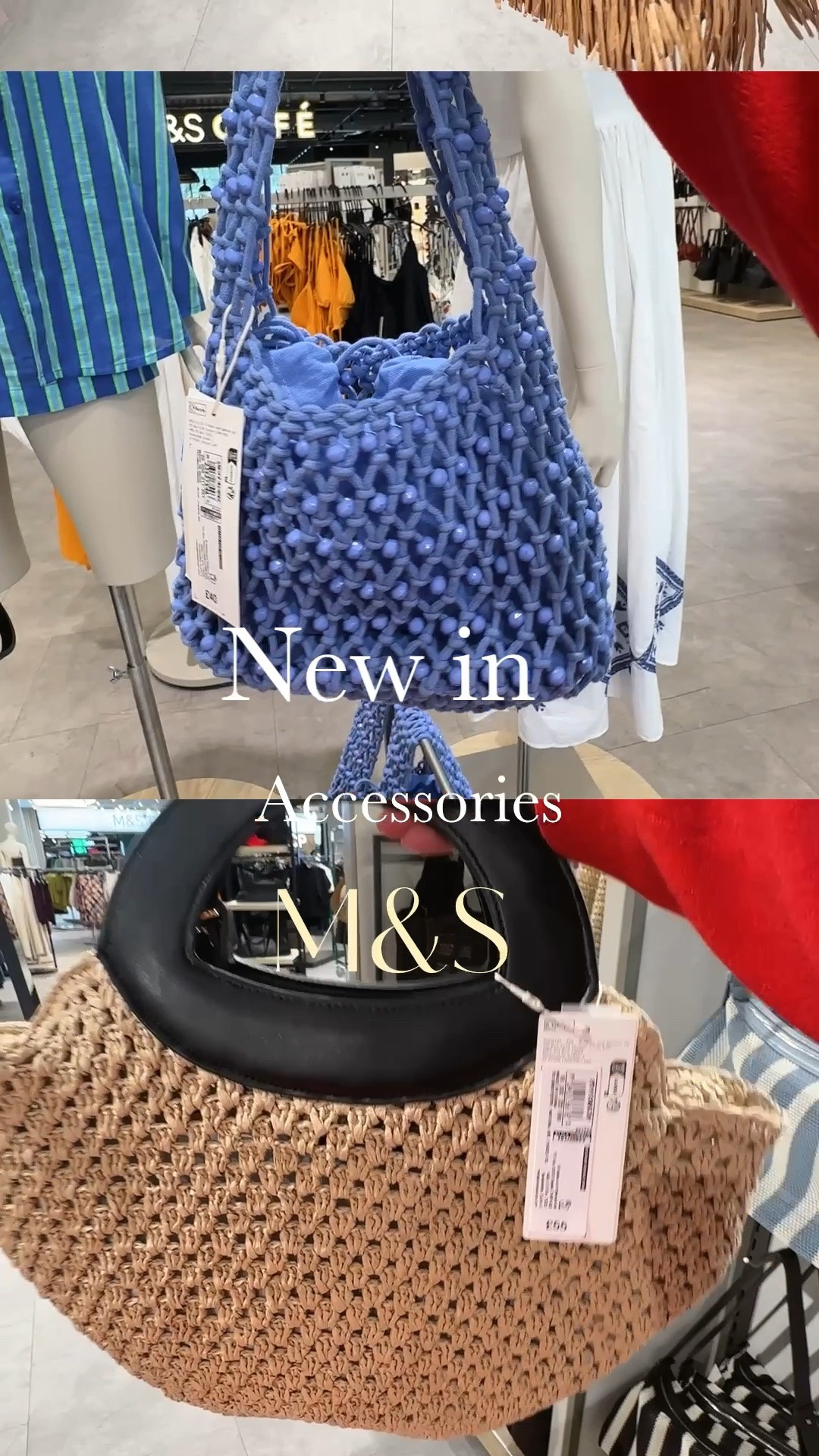 New in accessories at M&S that caught my eye in store 
Can’t seem to find the blue shoes , so may only be available in some stores now

#LTKuk #LTKsummer
