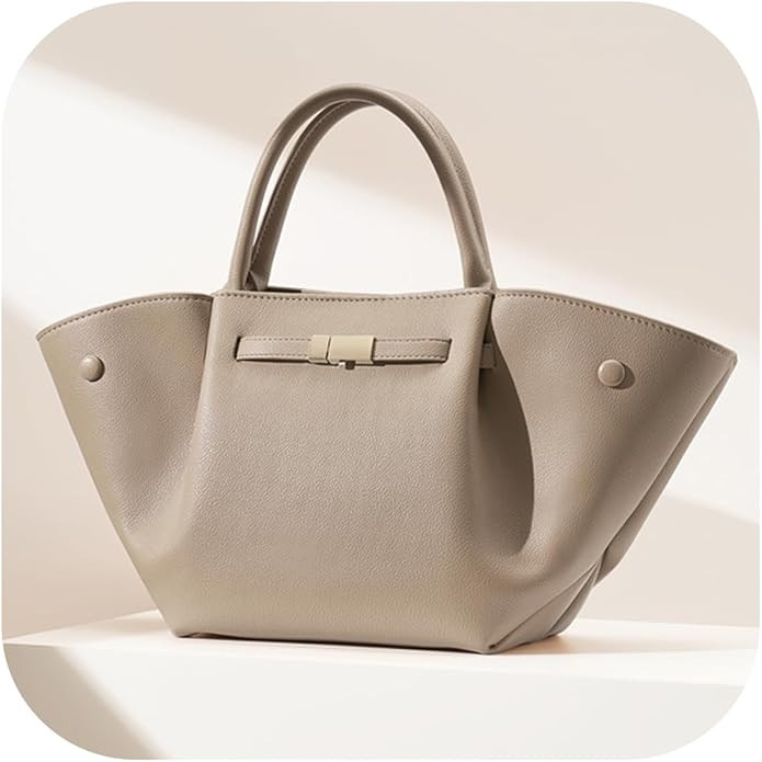 Vegan Leather Tote Bags Dressy Top Handle Purses and Handbags for Women Shoulder Bag with Large C... | Amazon (US)